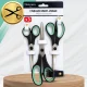Universal Scissors Set 3-Piece Stainless Steel Danyson, White Green