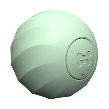 Cheerble Ice Cream Sensor Play Ball Toy for Dog Cat, Green