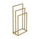 ModernHome Freestanding Towel Stand, 3 Tiers, Metal, Gold