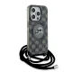 Karl Lagerfeld iPhone 15 Pro Max Case IML Crossbody Monogram, Black