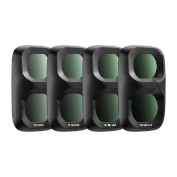 Freewell Standard Day Filter Set for DJI Osmo Pocket 4P (ND8, ND16, ND32, ND64, 4-Pack)
