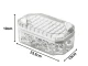 Ice Cube Tray with Bin and Scoop, 50 Cubes