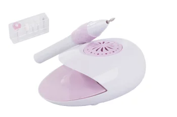 Manicure & Pedicure Nail Drill, Cordless, With Nail Dryer & 5 Bits