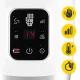 4FIZJO ULTRA Wireless Electric Hand Massager, White/Silver