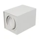Maclean MCE426 W Surface Mounted Spotlight, GU10, Square, White