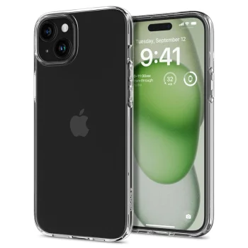 Spigen iPhone 15 Plus Case Liquid Crystal, Crystal Clear