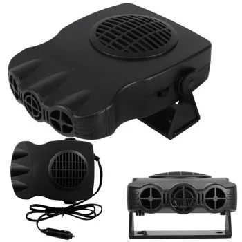 12V Portable Car Heater and Fan, 200W Plug In Windshield Defroster for Fast Heating