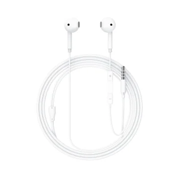 Acefast L14 Wired Semi-In-Ear Headphones with 3.5 mm Jack and Mic, White