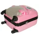 Kids Carry-On Luggage Hard Shell Travel Suitcase Cat, Pink