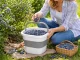 Collapsible Silicone Bucket 10L Folding Camping Pail with Handle