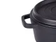 Casserole Pot with Non-Stick Coating and Lid, 4L, Induction/Gas, Black