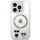 Karl Lagerfeld Karl & Choupette Aluminum MagSafe Case for iPhone 14 Pro Max