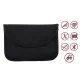 Faraday Key Wallet - Signal Blocker for Car Keys, Black