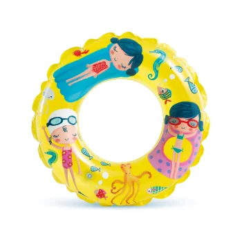 Intex 59242 Kids Inflatable Swim Ring 61 cm, Yellow