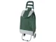 Foldable Shopping Trolley Bag on Wheels, Green