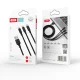 XO NB173 3-in-1 USB Cable to Lightning, USB-C, microUSB 1.2 m 2.4A Black