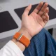 Tech-Protect NylonLoop strap for Apple Watch 44/45/46/49 mm, orange