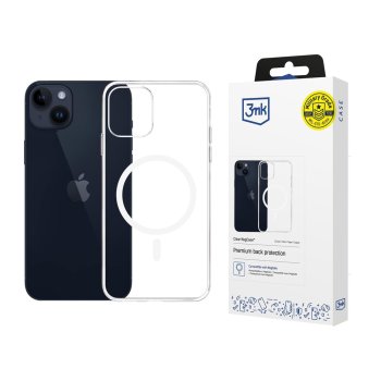 3Mk Protection MagCase for Apple iPhone 14 Plus, Transparent