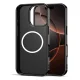 Tech-Protect Lamano MagSafe Case for iPhone 16 Pro Max, Black/Red