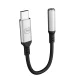 3mk USB-C to 3.5mm Jack Adapter Silver