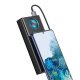 Baseus Amblight Portable Powerbank with Display 30000mAh, (QC3.0, PD, 3A, 65W), Black