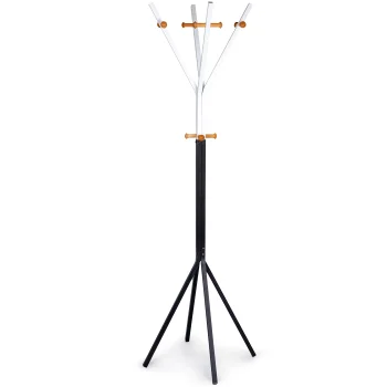 ModernHome Modern Standing Coat Rack with 12 Hooks
