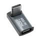 Wozinsky WPKF-01 USB-C to USB-C 40Gbps 240W 8K Angled Adapter - Gray