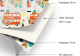 Double-sided foam pad for children, London Bus Forest 200x180 cm