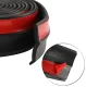 Universal Front Bumper Lip Spoiler 2.5 m, Black and Red