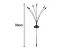 Solar Garden Light Balls RGB, 2 Pcs (6 LEDs Each), 70 cm