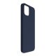 3mk Silicone Case for Apple iPhone 15, Navy Blue