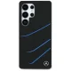 Mercedes Silicone Contrasted Curves MagSafe Case for Galaxy S25 Ultra Black