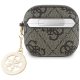 Guess 4G Strass Charm maciņš Apple AirPods 4, Brūns