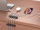 Desk Cable Organiser Adhesive Cable Holder Organizer 5 slots
