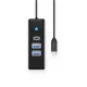 Orico PWC2U-C3 3-Port USB Hub (2x USB-A 3.0, 1x USB-C 3.0), 0.5m, Black