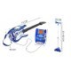 Iso Trade Kids Electric Guitar with Microphone and Amplifier, Blue