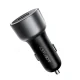 Car Charger Acefast B21 75W, USB-C + USB-A, Black