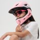 Rockbros TT-32001 Rabbit Children\'s Bike Helmet with Detachable Chin Size S (48-52) - Pink
