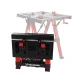Holzmann WST100SOLID Folding Clamp Work Bench, 820 x 630 mm, Red / Black