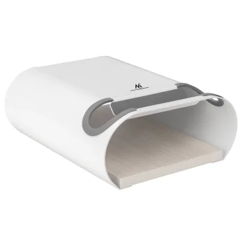 Maclean MC-466 Wall Mount Bike Rack, up to 25kg, White