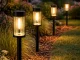 Solar Garden LED Lamp, Warm Light, 57 cm