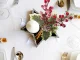 Christmas Decoration with Rowan Berries and Pinecones, 22 cm