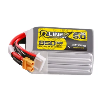 Tattu R-Line Version 5.0 Battery 850 mAh 14.8V 4S1P 150C XT30
