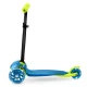 Ricokids Loco three-wheel scooter for kids, blue-green
