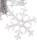 Christmas Curtain Lights with Snowflakes and Stars 138 LED, Blue