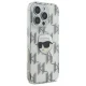 Karl Lagerfeld IML Karl Head Electroplated Case for iPhone 16 Pro, Transparent