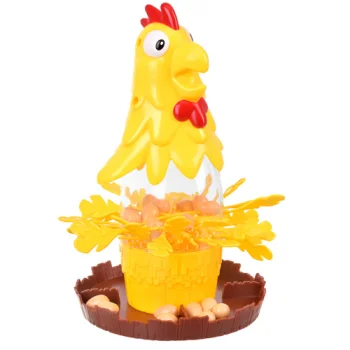 Kids Dexterity Game Kurza Zabawa with Chicken, Sticks and Eggs