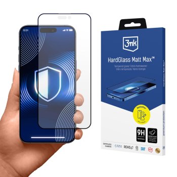 Matte tempered glass 3mk HardGlass Matt Max Apple iPhone 17 Pro
