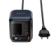 Acefast Z10 GaN 100W Desktop Charger with Retractable USB-C Cable and TFT Display, Black