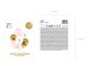 Birthday Balloons with the Word \"One\", Pastel Pink, Gold, White, 30 cm, 6 pcs.